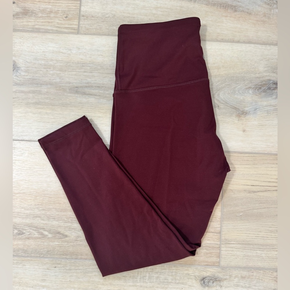 Women's Burgundy Leggings - NWT